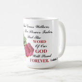 La Parole De Dieu Se Tiendra Pour Toujours Mug (Devant droit)
