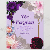 La Partie 1 Pardonnée Papier personnalisé (Devant)