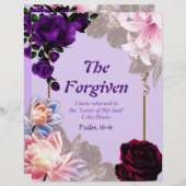 La Partie 1 Pardonnée Papier personnalisé (Devant / Derrière)