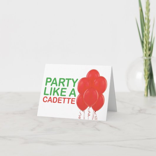 La partie aiment une carte d'anniversaire de (Devant)