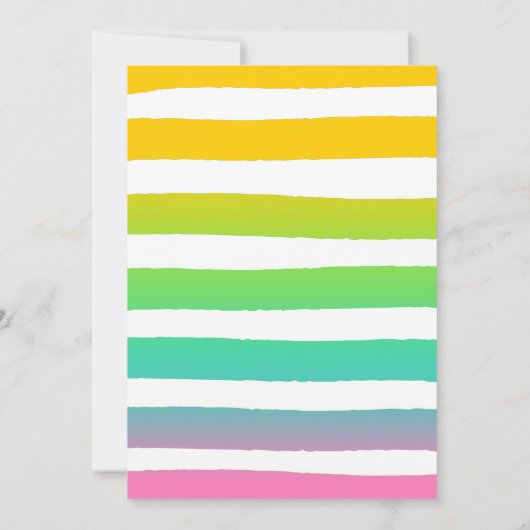 La partie aiment une invitation d'anniversaire (Dos)