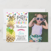 La partie aiment une invitation d'anniversaire (Devant)