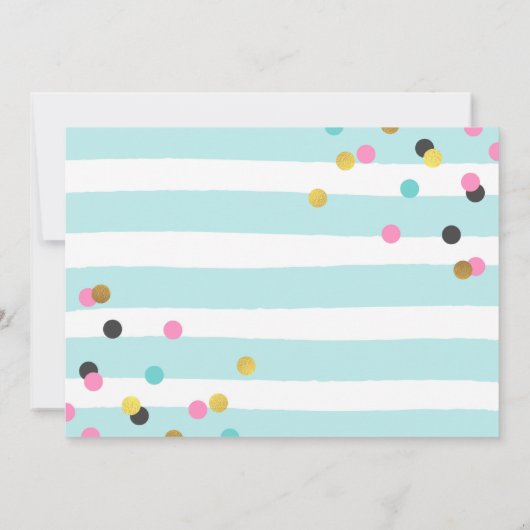 La partie aiment une invitation d'anniversaire (Dos)