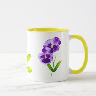 "La partie de pensée" sur une tasse combinée (ii)