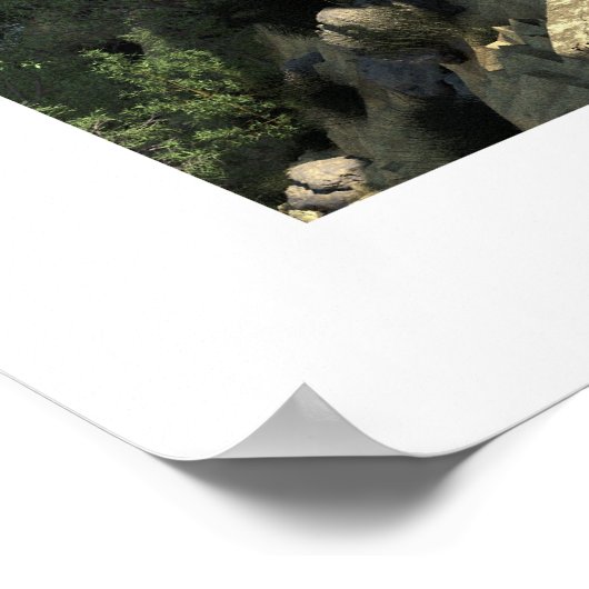 La partie d'échecs - Het schaakspel Poster (Hoek)