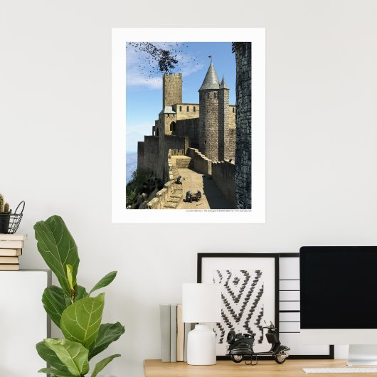 La partie d'échecs - Het schaakspel Poster (Thuiskantoor)