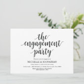 La partie d'engagement, les invitations de la part (Debout devant)