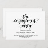 La partie d'engagement, les invitations de la part (Devant / Derrière)