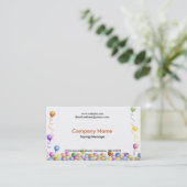 La partie monte en ballon des cartes de visite (Debout devant)