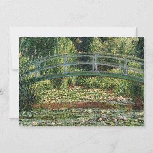 La passerelle japonaise | Carte Claude Monet (Devant)