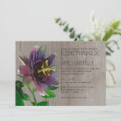 La passion rustique fleurit des invitations de (Debout devant)