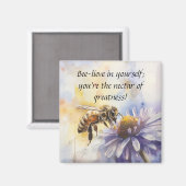 La pastille d'abeilles dans votre aimant (Recto/Verso)