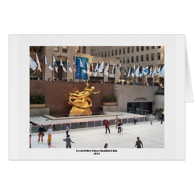 La patinoire Rockefeller Plaza (Devant horizontal)