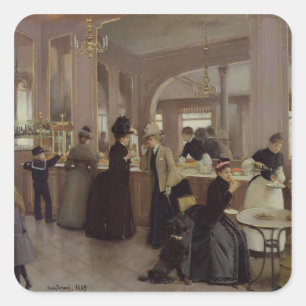 La Patisserie Gloppe Vierkante Sticker