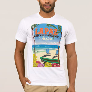 La Paz Baja California Sur Mexico reisposter T-shirt
