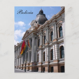 la paz bolivia briefkaart