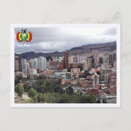 La Paz - Bolivia Briefkaart (Voorkant)