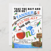 La pêche à l'appât, une invitation d'anniversaire (Devant)