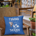La Pêche Bleue Profond Est Mon Thérapie Ligne Bate<br><div class="desc">La pêche est ma thérapie fait un grand cadeau pour la Fête des pères ou pour quiconque aime seulement la pêche. Nous rêvons tous d'attraper le gros et nous aimons raconter des histoires sur le poisson qui s'est échappé.</div>