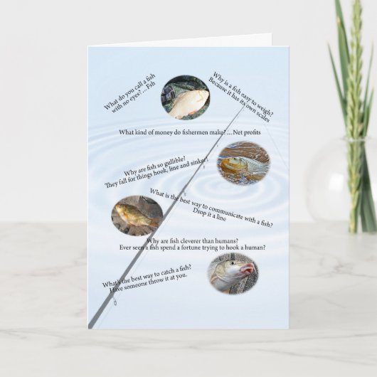 La pêche plaisante le numéro de carte 1 (Devant)