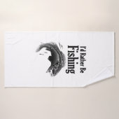 la pêche plutôt que le poisson (Serviette de bain)