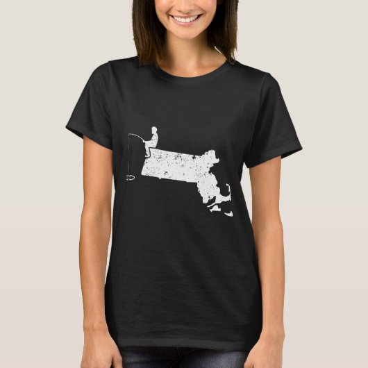 La pêche sur glace appelle MA T-shirt de pêche au (Devant)