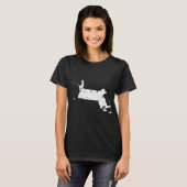 La pêche sur glace appelle MA T-shirt de pêche au (Devant entier)