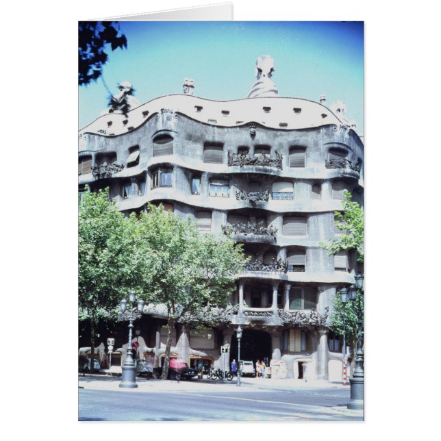 La Pedrera ou Casa Mila, 1905-10 (Devant)