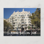 La Pedrera par la carte postale de Gaudi Barcelone (Devant)