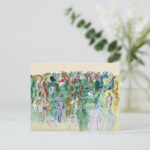La Pelouse | Raoul Dufy Briefkaart (Staand voorkant)