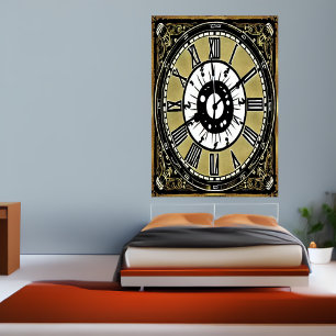La pendule soignée au mur AI Art Poster