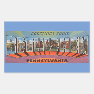 La Pennsylvanie, feuille de 4 autocollants de