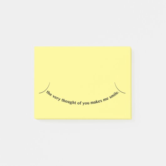 La pensée de vous post-it (Devant)