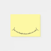 La pensée de vous post-it (Devant)