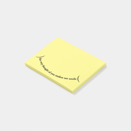 La pensée de vous post-it (Incliné)