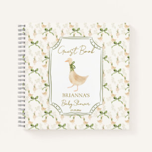 La pépinière d'oie rimes baby shower livre d'or