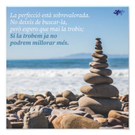 La perfecció està sobrevalorada foto afdruk