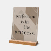 La perfection est dans le processus (Angle)