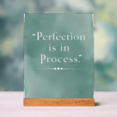 La perfection est dans le processus (Neutre)