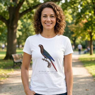 La Perruche Ara, een kloof variëteit T-shirt