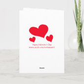 La petite-fille de la carte Valentine (Dos)