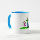 La petite fille de papa Mug (blond) (Devant gauche)