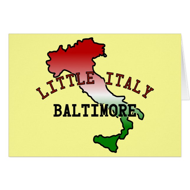 La Petite Italie Baltimore (Devant horizontal)