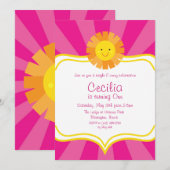 La Petite Miss Sunshine Sun Invitation Rays (Devant / Derrière)