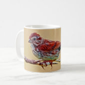 La Petite Mug D'Oiseaux Rouges (Devant gauche)