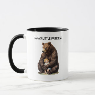 La petite princesse de papa - Mug à café Ours Nord