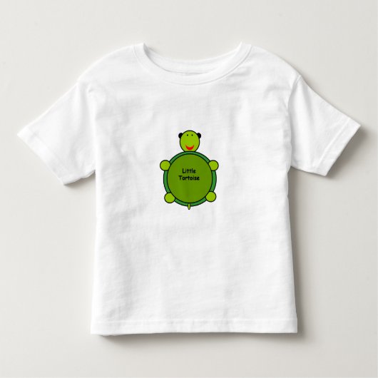 La petite tortue badine le T-shirt (Devant)