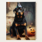 La peur de l'Halloween Citrouille de Rottweiler (Dos)