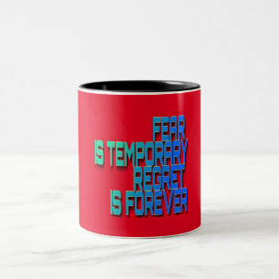 la peur est temporaire Mug