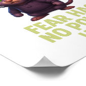 La peur n'a pas de puissance - Impression murale 3 (Coin)